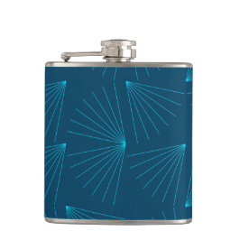 青、モダン光シンプルお祝い フラスク