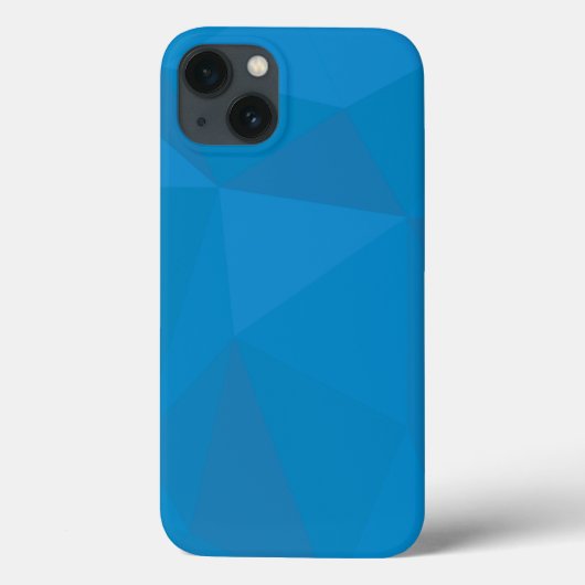 青、モダン、カッコいい、トレンディー、未来三角形 Case-Mate iPhoneケース (裏面)