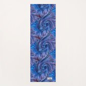 青 ヨガマット (正面)