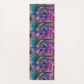 青 ヨガマット (裏面)