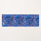 青 ヨガマット (正面(横))