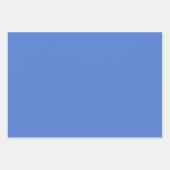 青、ライムグリーン、紫、オレンジの渦巻きパターン ラッピングペーパーシート (正面2)