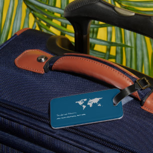 青 ラゲッジタグ