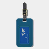 青 ラゲッジタグ (正面縦)