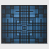 青 ラッピングペーパー (フラット)