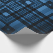 青 ラッピングペーパー (角)