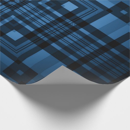 青 ラッピングペーパー (角)