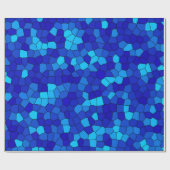 青 ラッピングペーパー (フラット)