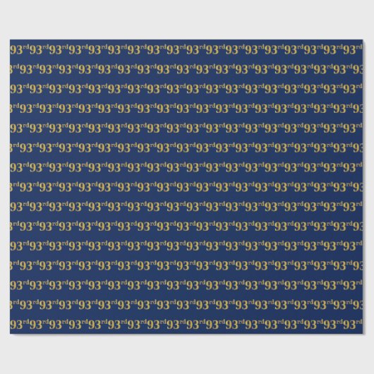 青、偽の金 93回目のイベント ラッピングペーパー (フラット)