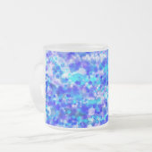 青《写真》ぼけ味92015マグカップ フロストグラスマグカップ (正面左)