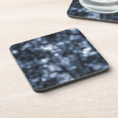 青《写真》ぼけ味 コースター (左側)