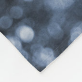 青《写真》ぼけ味 フリースブランケット (角)