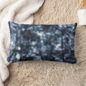 青《写真》ぼけ味 ランバークッション (ブランケット)