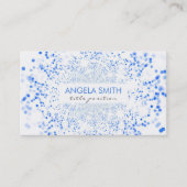 青《写真》ぼけ味 名刺 (正面)