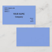 青 名刺 (正面/裏面)