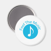 青 – 感じ音楽 マグネット (正面/裏面)