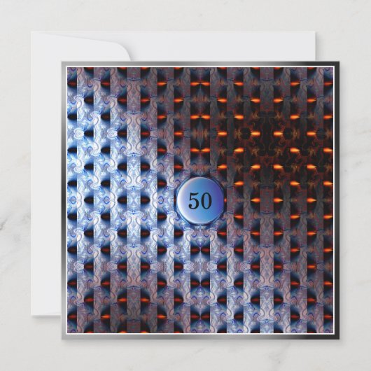 青 招待状 (正面)