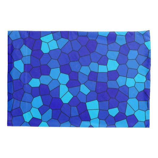 青 枕カバー (裏面)