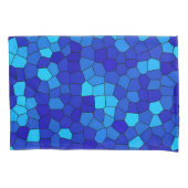 青 枕カバー (正面)