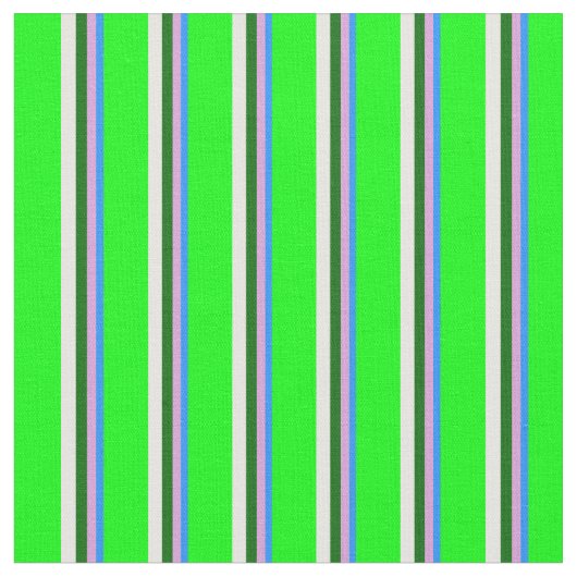 青、梅、濃い緑、白、ライム ファブリック (クローズアップ)