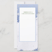 青/森の緑の願い | Christmasフラットカー (裏面)