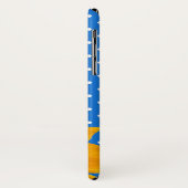 青(水玉模様付)、ひまわりiPhone Xケース Case-Mate iPhoneケース (裏面/左)