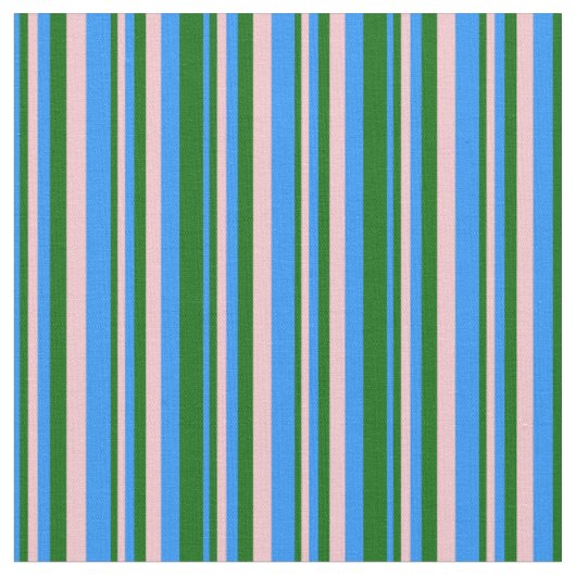 青、濃い緑、およびピンク色のパターン ファブリック (クローズアップ)