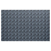 青、濃紺、淡青の抽象画 ファブリック (ヤード)