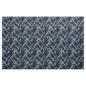 青、濃紺、淡青の抽象画 ファブリック (ファットクウォーター)