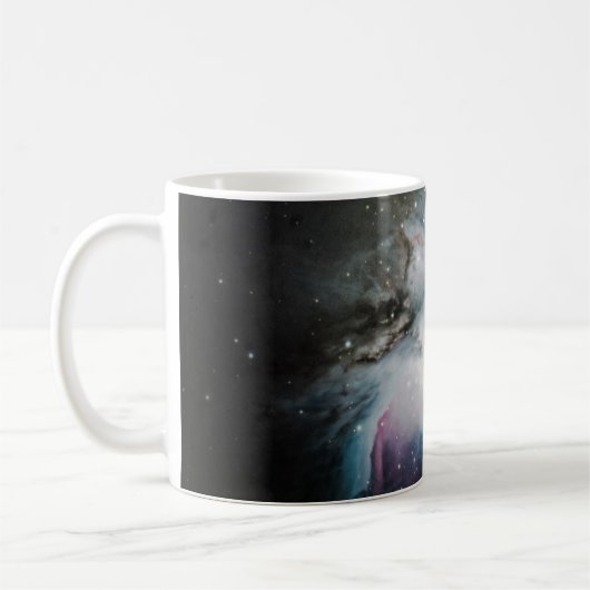 青、灰色、紫星雲 コーヒーマグカップ (左)