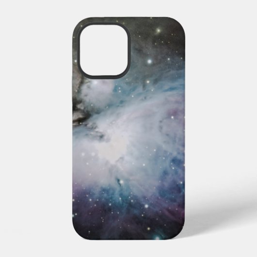 青、灰色、紫星雲 iPhoneケース (裏面)
