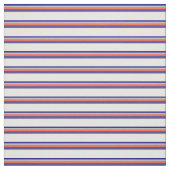 青、灰色、赤、濃い石板青、白い線 ファブリック (見本)