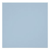 青(無地の色) ポスター (正面)