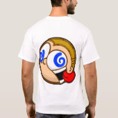 青、熱狂するな背部の前部のFRENZIEDminds! Tシャツ (裏面)