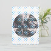 青，白い点，フェミニンバイエルン 招待状 (スタンド正面)