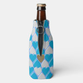 青、白のバイエルン様式。 ボトルクーラー (ボトル裏面)