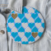 青、白のバイエルン様式。 缶バッジ (インサイチュ)