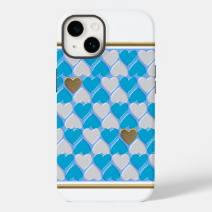青、白のバイエルン様式。 Case-Mate iPhone 14ケース