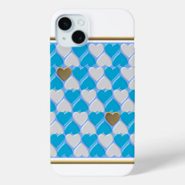 青、白のバイエルン様式。Case-Mate iPhone Cas iPhone 15 Miniケース