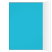 青、白、および黒のダマスクのテーブル番号カード (内側 (左))