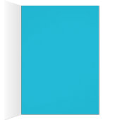 青、白、および黒のダマスクのテーブル番号カード (内側 (右))