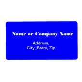 青（白） ラベル (正面)