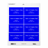 青（白） ラベル (フルシート)