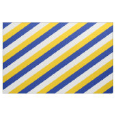 青、白、黄色のパタストライプのーン ファブリック (ファットクウォーター)