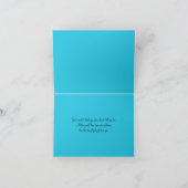 青、白、黒のダマスクありがとうノートカード サンキューカード (内部)