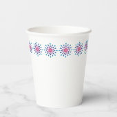 青、紫、ピンクの涙 紙コップ (裏面)