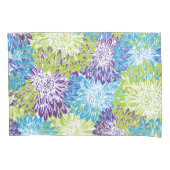 青、紫、ライムグリーンタム 枕カバー (正面左)