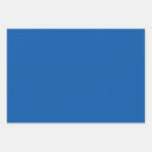 青・紺・白の格子縞 ラッピングペーパーシート (正面3)