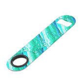 青/緑のマウイ波パターンThunder_Cove スピード栓抜き (正面アングル)