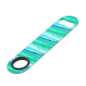 青/緑のマウイ波パターンThunder_Cove スピード栓抜き (裏面アングル)